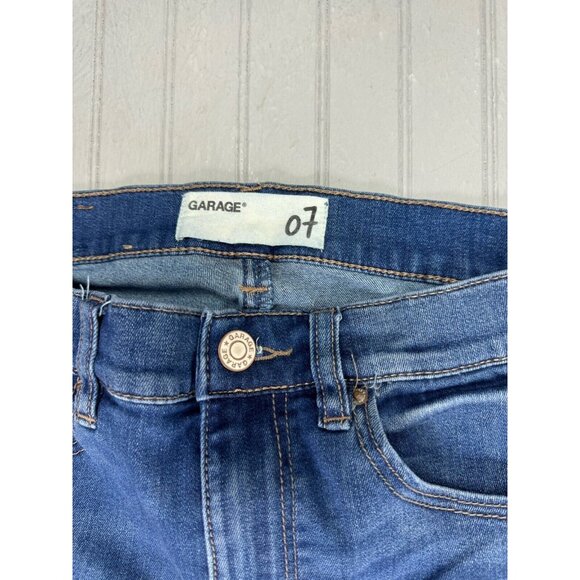 Garage Size 7 Womens Jeans Skinny  High Rise Med Wash Stretch - Picture 2 of 3